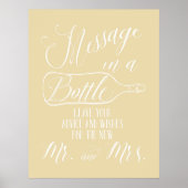 Beken van het Guest Book - Bericht in fles Poster (Voorkant)