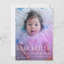 Bekend in de afsluitingskondiging COVID Birth Anno Aankondiging