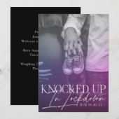 Bekend in de afsluitingskondiging COVID Birth Anno Aankondiging (Voorkant / Achterkant)