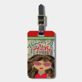 Bekend in het Bagagelabel van Italië (Voorkant verticaal)