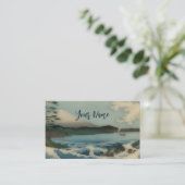 Bekend Japans zee uitzicht Visitekaartje (Staand voorkant)