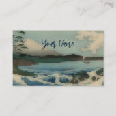 Bekend Japans zee uitzicht Visitekaartje (Voorkant)