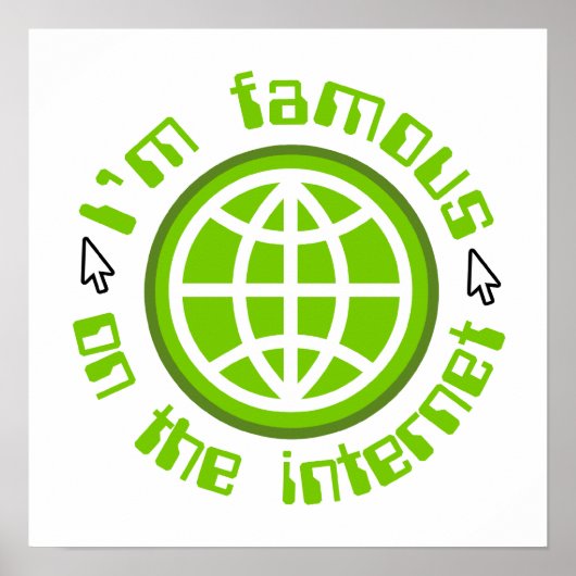 Bekend op internet poster (Voorkant)