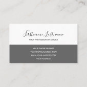 Bekend op rode deur komiek grappige aandachtopener visitekaartje (Achterkant)