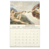 Bekende Art Masterstukken uit de hele tijd Kalender (Jan 2027)