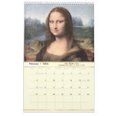 Bekende Art Masterstukken uit de hele tijd Kalender (Feb 2026)