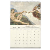 Bekende Art Masterstukken uit de hele tijd Kalender (Jan 2026)