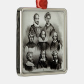 Bekende auteurs, 1833 metalen ornament (Rechts)