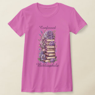 Bekende bibliofiele boekenwurm t-shirt