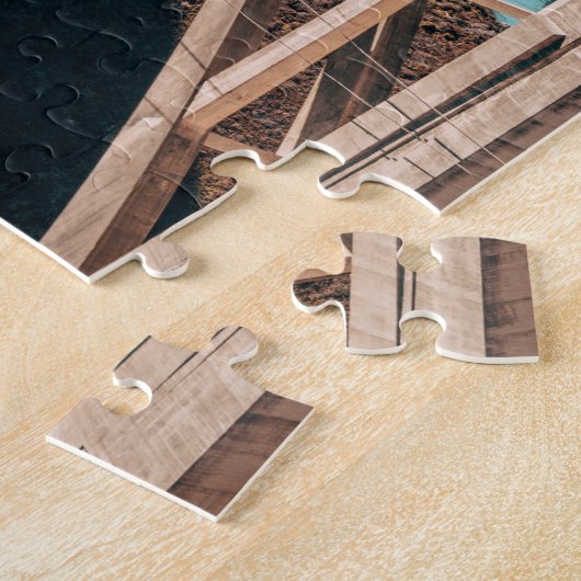 Bekende Bridge-Afbeeldingen met beroemde Bridge-fo Legpuzzel (Zijkant)