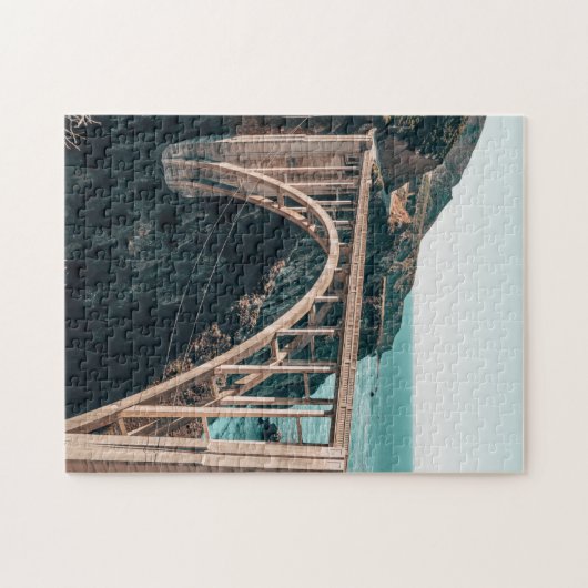 Bekende Bridge-Afbeeldingen met beroemde Bridge-fo Legpuzzel (Horizontaal)