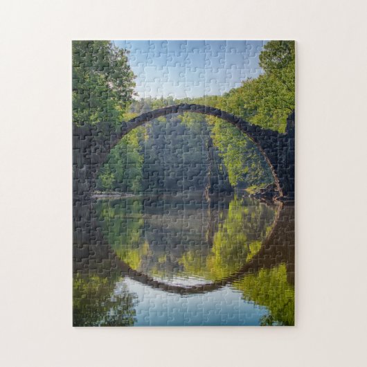 Bekende Bridge-Afbeeldingen met beroemde Bridge-fo Legpuzzel (Verticaal)