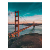 Bekende Bridge-Afbeeldingen met beroemde Bridge-fo Perfect Poster (Voorkant)