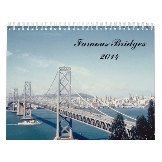 Bekende bruggen 2014 kalender (Hoes)