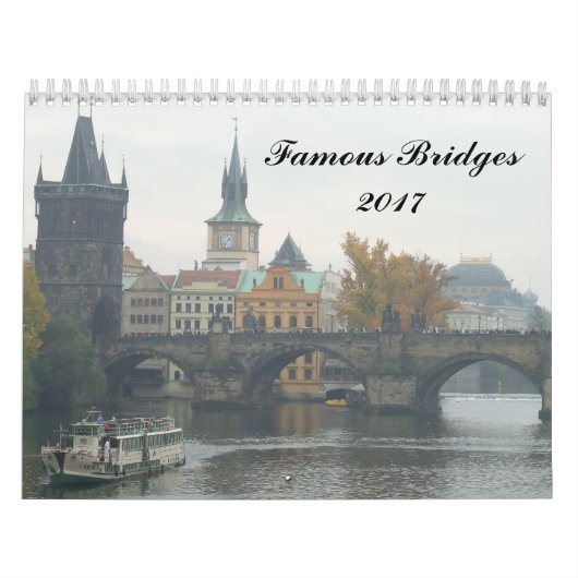 Bekende bruggen 2017 kalender (Hoes)