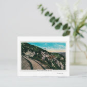 Bekende cirkelbrug, Mt. LoweMt. Lowe, CA Briefkaart (Staand voorkant)