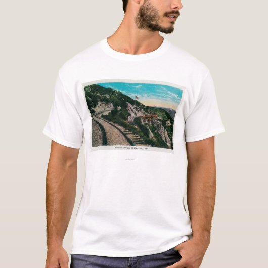 Bekende cirkelbrug, Mt. LoweMt. Lowe, CA T-shirt (Voorkant)