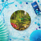 Bekende Claude Monet Giverny Pond Lilies Papieren Bordje (Feest)