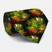 Bekende Claude Monet Giverny Pond Lilies Stropdas (Opgerold)