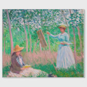 Bekende Claude Monet-schilderpapier Cadeaupapier (Vlak)