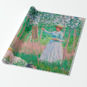 Bekende Claude Monet-schilderpapier Cadeaupapier (Uitgerold)