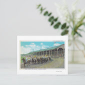 Bekende Cowboy Band bij de ronde-up Briefkaart (Staand voorkant)