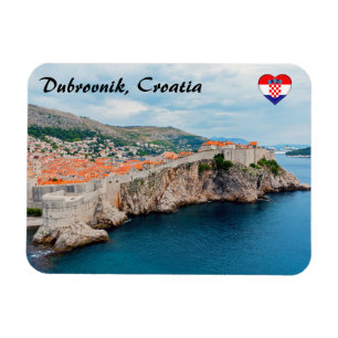 Bekende Dubrovnik - Oude dakpannen en muren - Kroa Magneet