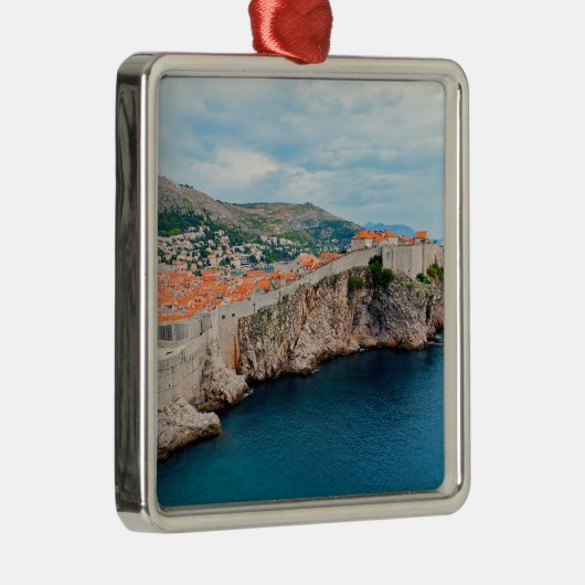 Bekende Dubrovnik - Oude dakpannen en muren - Kroa Metalen Ornament (Rechts)