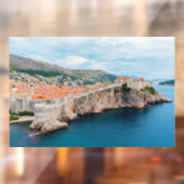 Bekende Dubrovnik - Oude dakpannen en muren - Kroa Raamsticker (Vel 2)