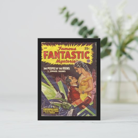 Bekende fantastische06_Pulp Art Briefkaart (Staand voorkant)