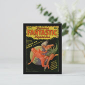 Bekende fantastische1Pulp Art Briefkaart (Staand voorkant)