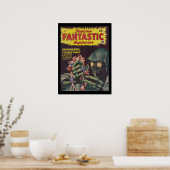 Bekende Fantastische mysteries 46-12_Pulp Art Poster (Keuken)
