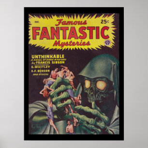 Bekende Fantastische mysteries 46-12_Pulp Art Poster