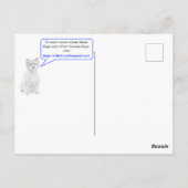 Bekende feiten van de Dogs Fun Briefkaart (Achterkant)