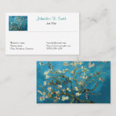 Bekende fijne kunst Blossoming-amandelboom Visitekaartje (Voorkant / Achterkant)