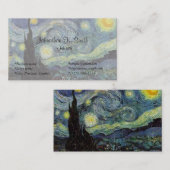 Bekende fijne Sterrennacht Visitekaartje (Voorkant / Achterkant)