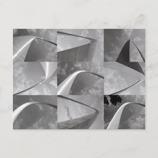 Bekende Gateway to the West St. Louis Arch Briefkaart (Voorkant)