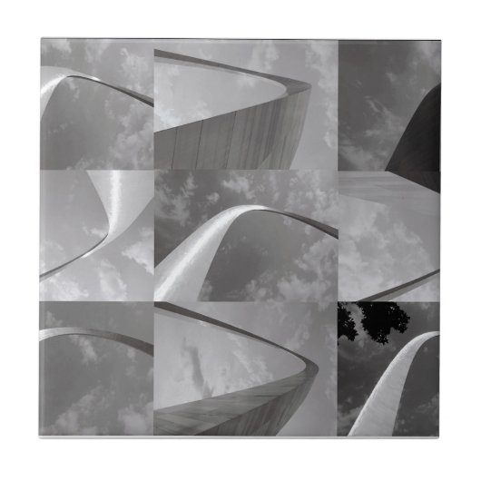 Bekende Gateway to the West St. Louis Arch Tegeltje (Voorkant)