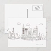 Bekende gebouwen briefkaart (Voorkant / Achterkant)