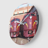 Bekende gerestere Pennsylvania Railroad-locomotiev Grote Klok (Hoek)