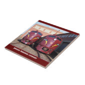 Bekende gerestere Pennsylvania Railroad-locomotiev Tegeltje (Zijkant)