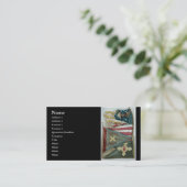 Bekende gevechtsvlaggen van de Unie - Bord 1 - Visitekaartje (Staand voorkant)