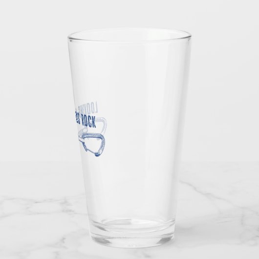 Bekende glazen rockklimming quickdraw (Links)