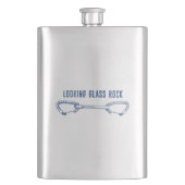 Bekende glazen rockklimming quickdraw flacon (Voorkant)