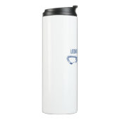 Bekende glazen rockklimming quickdraw thermosbeker (Gedraaid links)