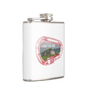 Bekende glazen rotsklimmer Carabiner Heupfles (Rechts)