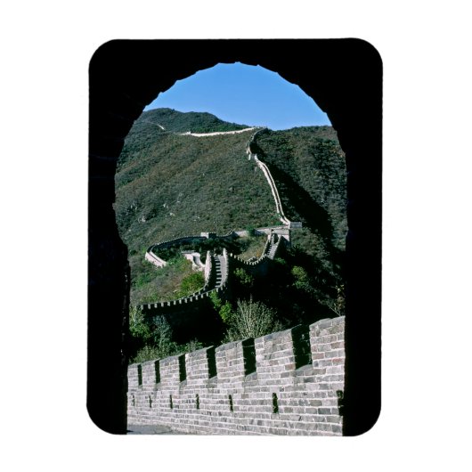 Bekende Grote Muur China - Beijing, Azië Magneet (Verticaal)