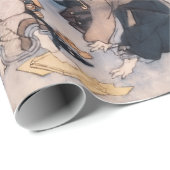 Bekende helden van het werkgebied van Kabuki, bede Cadeaupapier (Rol Hoek)