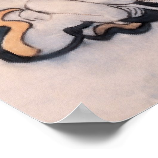 Bekende helden van het werkgebied van Kabuki, bede Poster (Hoek)