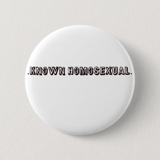 Bekende homoseksualiteit ronde button 5,7 cm (Voorkant)